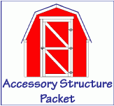 Accessory Structure Packet Icon - Clip Art of Barn