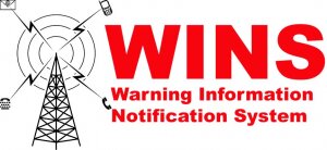 Warning Information Notification System (WINS) Cell Tower Logo